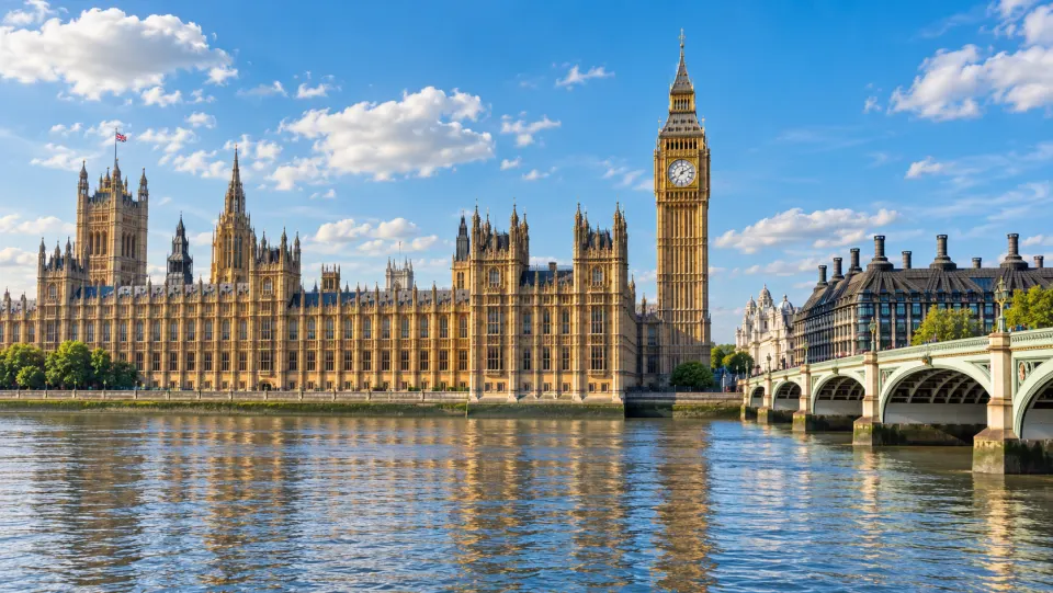Illustrative London Westminster skyline